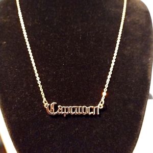Capricorn necklace